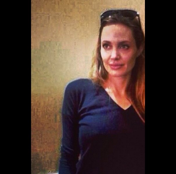 Angelina Jolie in Zahle